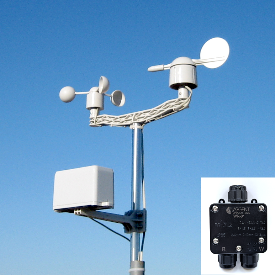 WR-01 Modbus/JSON/CSV Wind/Rain Sensor Set
